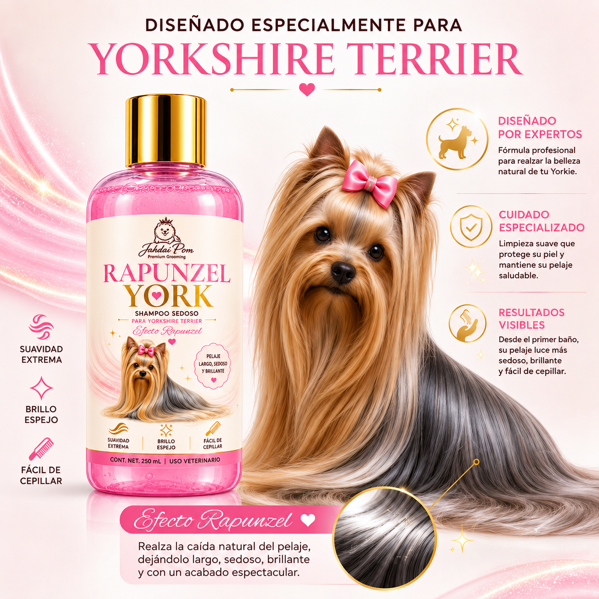 Rapunzel York  Shampoo para Yorkshire Terrier