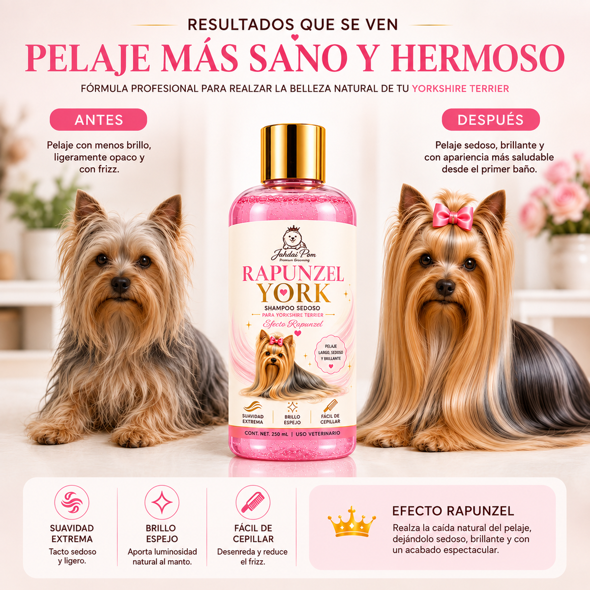 Rapunzel York  Shampoo para Yorkshire Terrier