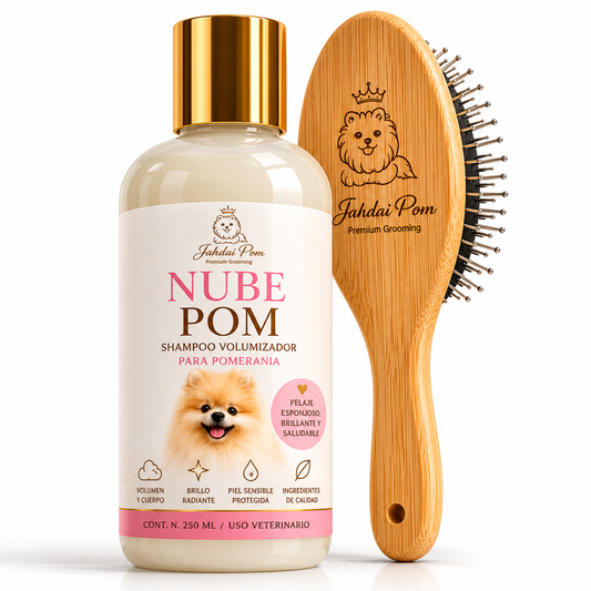Kit Nube Pom + Cepillo Mantequilla