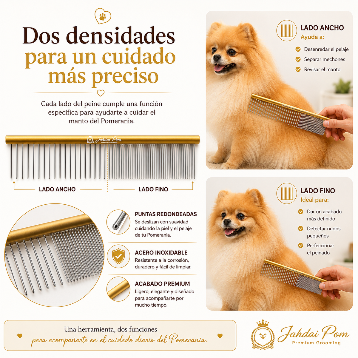 Peine Dorado