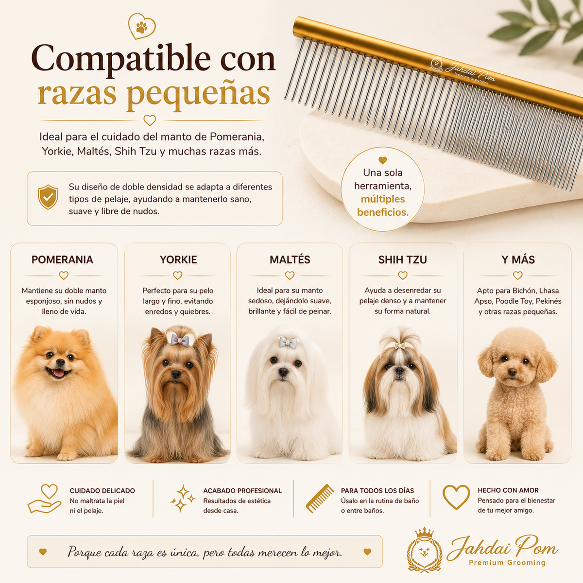Peine Dorado